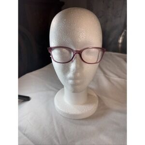 Ray-Ban JR RB1586 3777 Pink Crystal Ruby Red‎ Eyeglasses Frame 47-16-130 11174